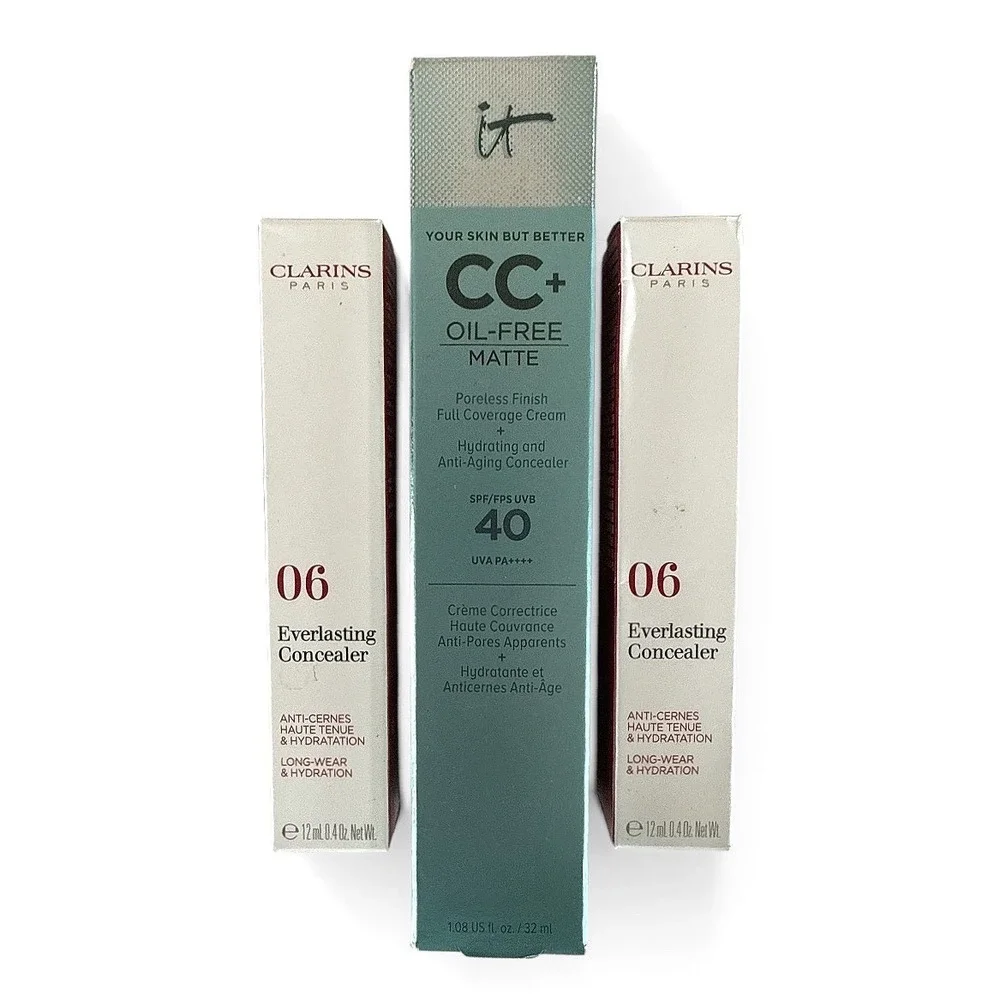 IT Cosmetics and Clarins Bundle of 3